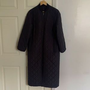 COS long quilted coat
